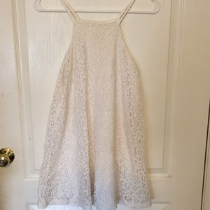 XS white lace dress